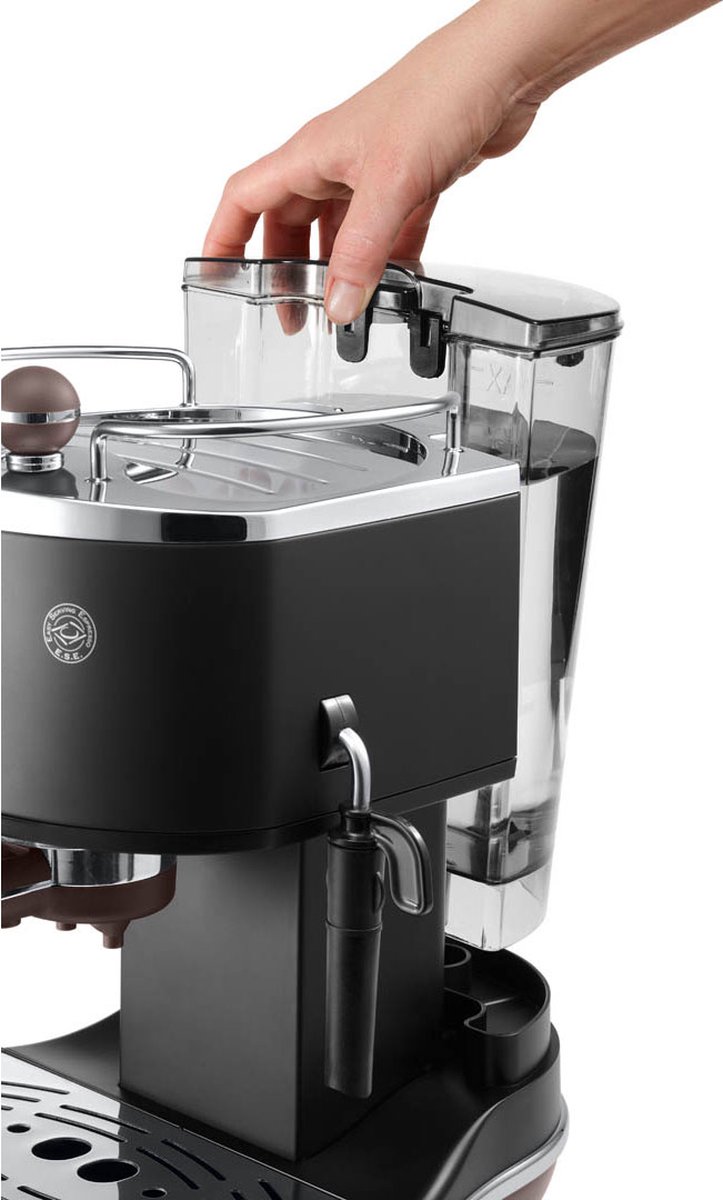 De'Longhi Icona Vintage ECOV311.BK Espressomachine Zwart
