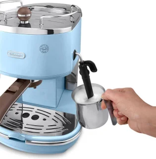 De'Longhi Icona Vintage handmatige espressomachine licht blauw