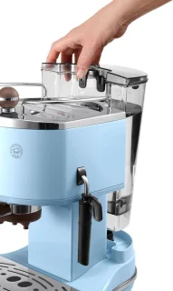 De'Longhi Icona Vintage handmatige espressomachine licht blauw