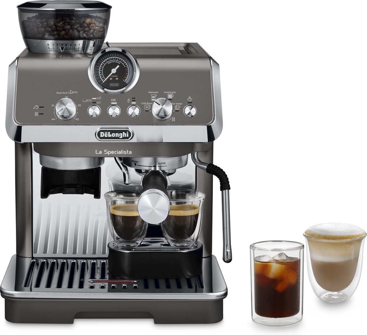 De De'Longhi La Specialista Arte Evo EC9255.T Pistonmachine Titanium in één oogopslag