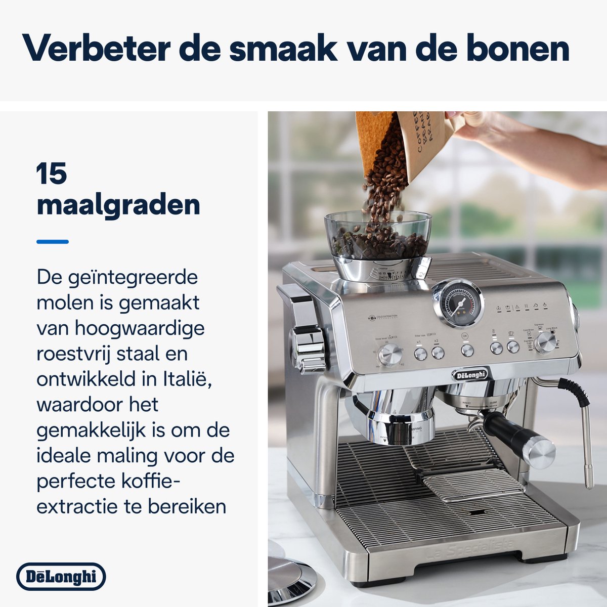 De'Longhi La Specialista Opera EC9555.M Pistonmachine Metal