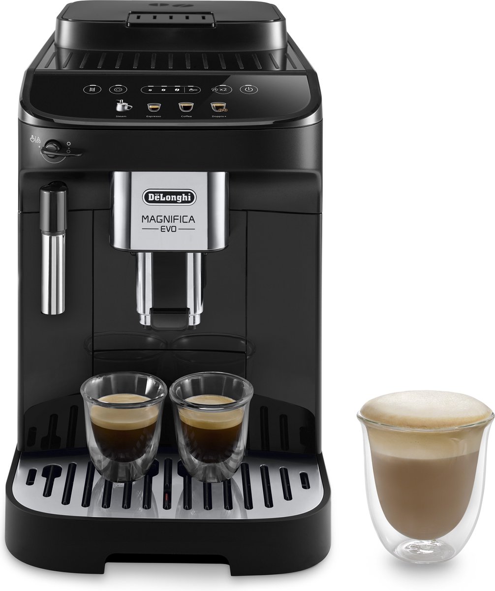 De De'Longhi Magnifica EVO ECAM290.22B Volautomatische Espressomachine Zwart in één oogopslag