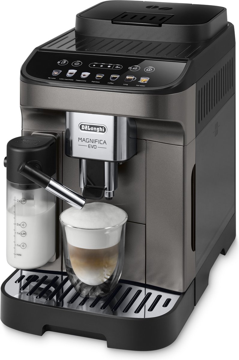Wat vinden we goed aan de De'Longhi Magnifica EVO ECAM290.81.TB espressomachine Titanium Black