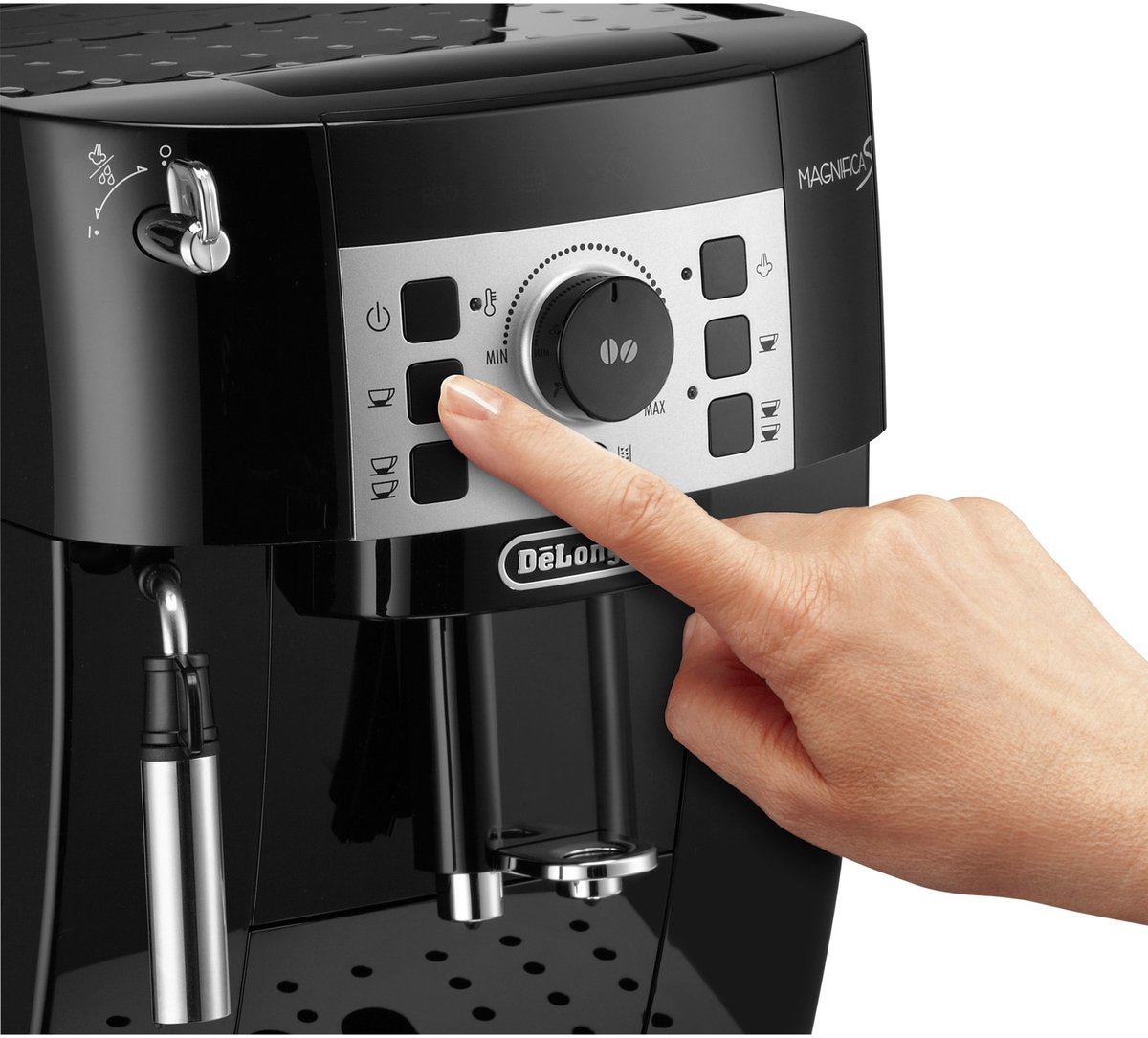 Wat vinden we goed aan de De'Longhi Magnifica S ECAM20.116.B Volautomatische koffiemachine