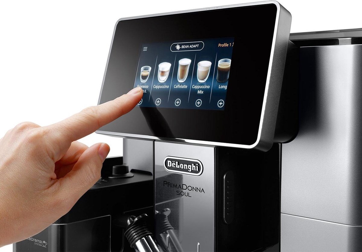 Wat vinden we goed aan de DeLonghi PrimaDonna Soul ECAM 610.55.SB espressomachine