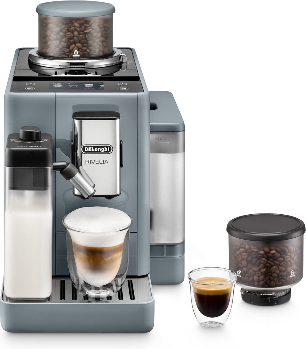 De De'Longhi Rivelia EXAM440.55.G espressomachine Pebble Grey in één oogopslag