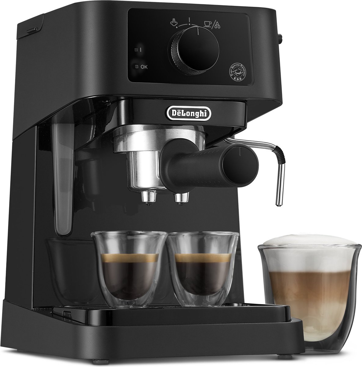 Wat vinden we goed aan de De'Longhi Stilosa EC235.BK Pistonmachine Zwart