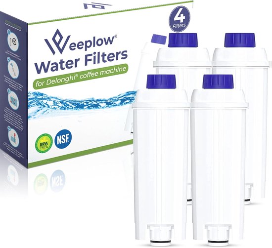 Verbeter je kopje koffie: Delonghi-compatibele waterfilters (4 stuks)