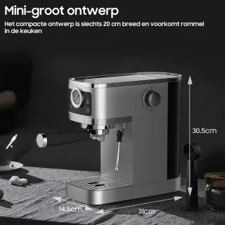 Dewelling CM1660 Semi-automatische espressomachine