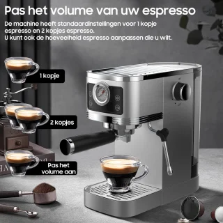 Dewelling CM1660 Semi-automatische espressomachine
