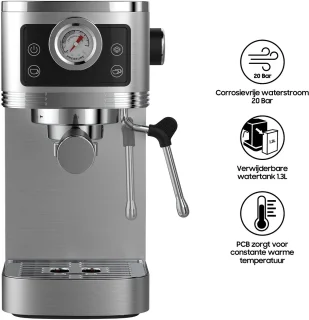 Dewelling CM1660 Semi-automatische espressomachine