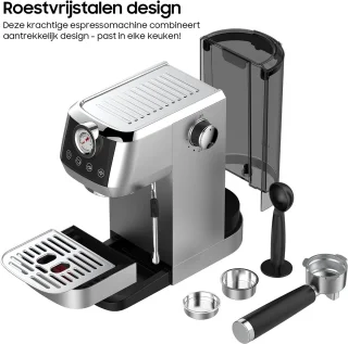 Dewelling CM1665B Half-automatische espressomachine