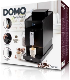 Domo DO718K Volautomatische Espressomachine Zwart