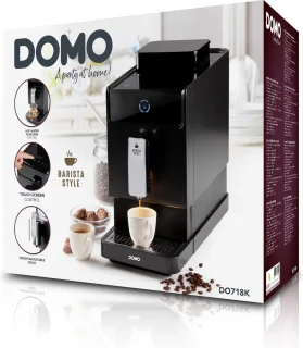 Domo DO718K Volautomatische Espressomachine Zwart