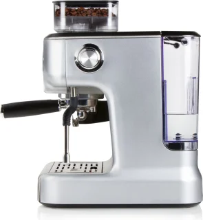 DOMO DO725K Pro Piston Espressomachine RVS/Zwart