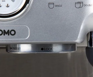 DOMO DO725K Pro Piston Espressomachine RVS/Zwart