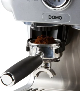 DOMO DO725K Pro Piston Espressomachine RVS/Zwart