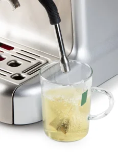 DOMO DO725K Pro Piston Espressomachine RVS/Zwart