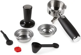 DOMO DO725K Pro Piston Espressomachine RVS/Zwart