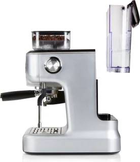 DOMO DO725K Pro Piston Espressomachine RVS/Zwart