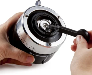 DOMO DO725K Pro Piston Espressomachine RVS/Zwart