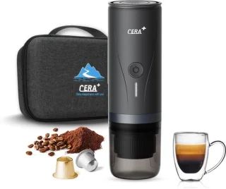 Draagbare elektrische espressomachine