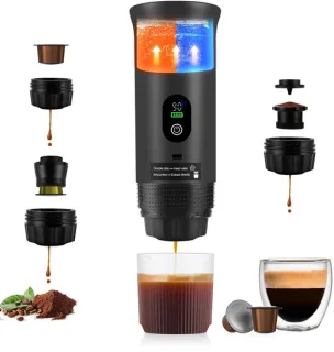 Draagbare espressomachine 20 bar 3-in-1