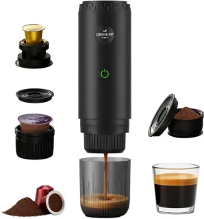 Draagbare espressomachine