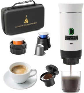 Draagbare espressomachine