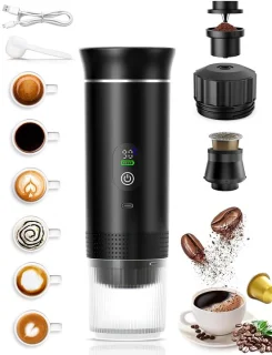 Draagbare koffiemachine