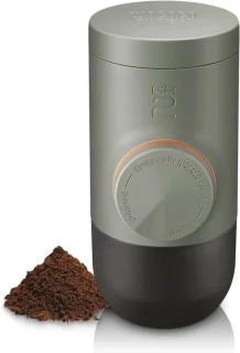 Draagbare koffiemachine voor gemalen koffie