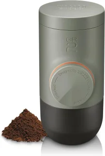 Draagbare koffiemachine voor gemalen koffie