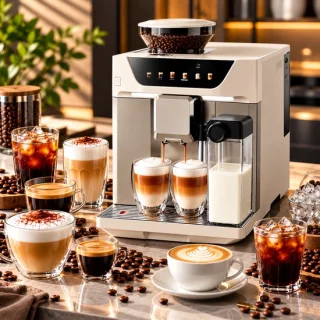 DREAME Volautomatische koffiemachine – crème