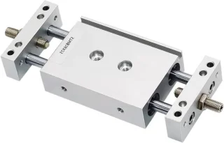 Dubbele zuigerstang persluchtcilinder 100 mm