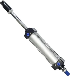 Dubbelwerkende pneumatische cilinder 63 mm aluminium