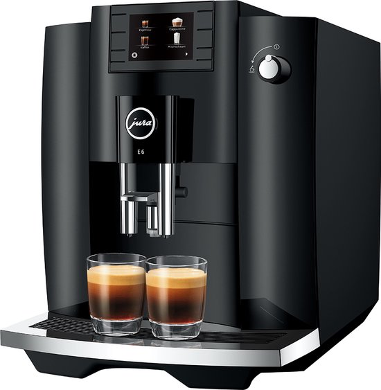 E6 Piano Black EC: Eenvoudige perfectie voor al uw koffiemomenten