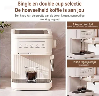 Wat vinden we goed aan de EAFC MK-868 Halfautomatische espressomachine