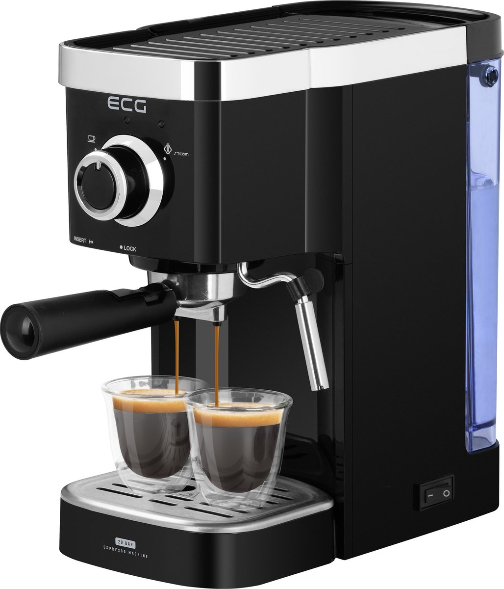 ECG ESP 20301 Espressomachine Zwart