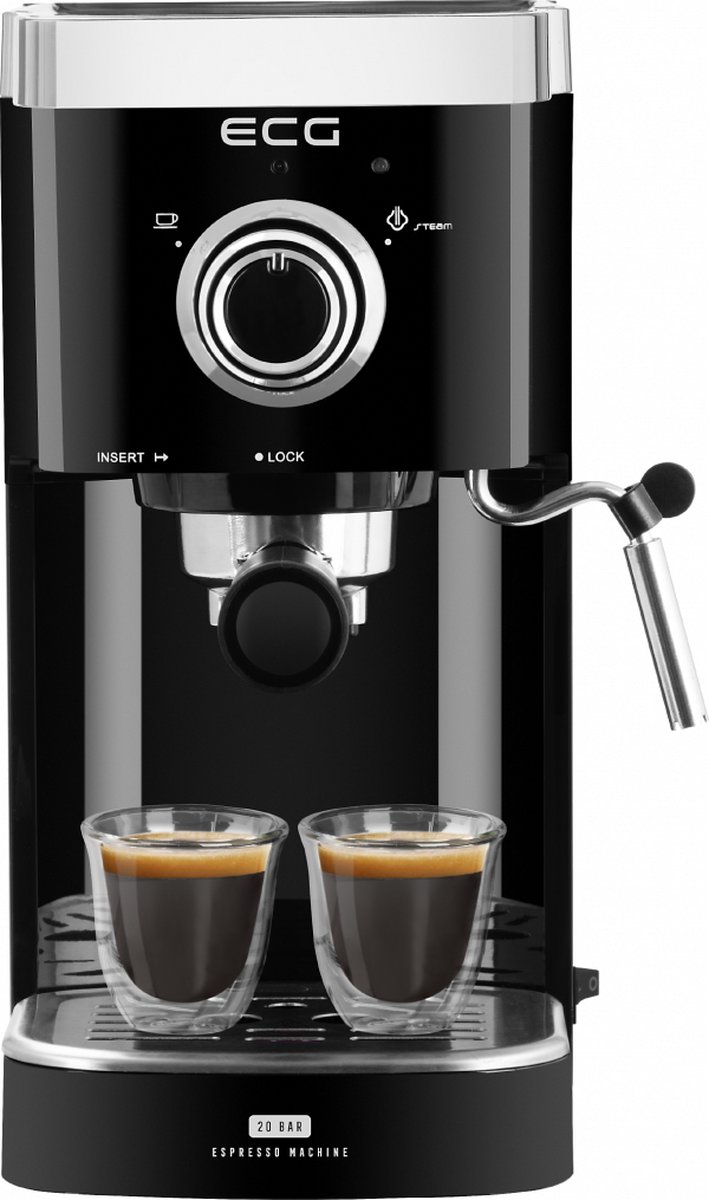 ECG ESP 20301 Espressomachine Zwart