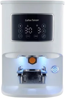 Elektrische koffie tamper 58 mm zilver