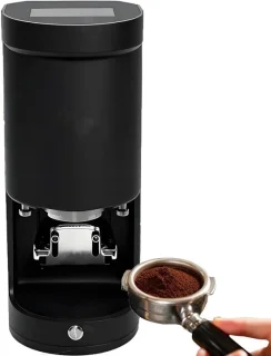 Elektrische koffiestamper 58mm zwart