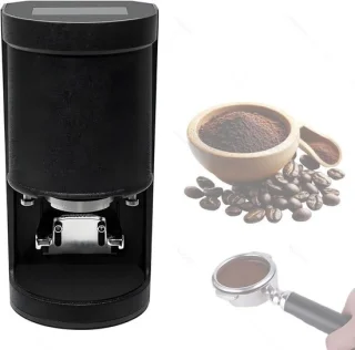 Elektrische koffietamper 58 mm universeel zwart