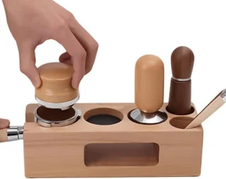 Espresso aanstamp station - Koffie portafilterhouder