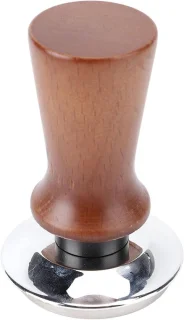 Espresso aanstamper 51 mm hout zwart