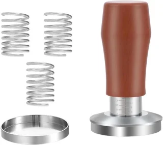 Espresso aanstamper 54 mm bruin