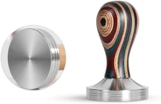 Espresso aanstamper 58 mm zilver