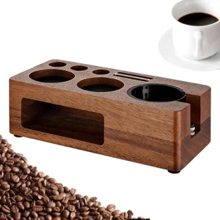 Espresso aantikstation 51-58 mm nootkleurig