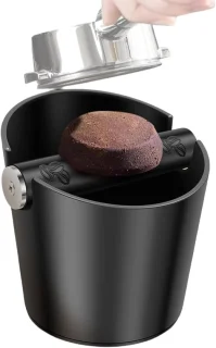 Espresso Bak afvalbak stamper zwart