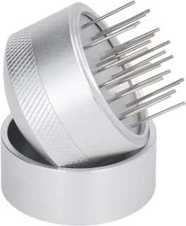 Espresso distributie tool 58mm zilver
