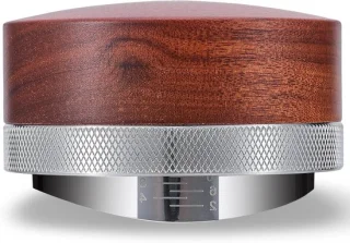 Espresso distributietool koffie leveler 54mm rosewood